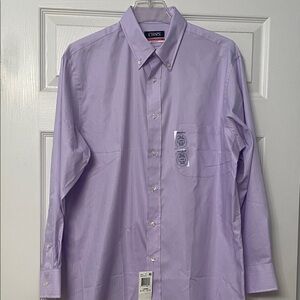 Chaps Men's Light Purple Dress Shirt